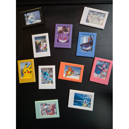 Cadres polaroïd pokémons d'hiver
