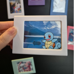 Cadres polaroïd pokémons d'hiver