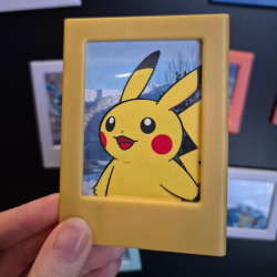Cadres polaroïd pokémons d'hiver