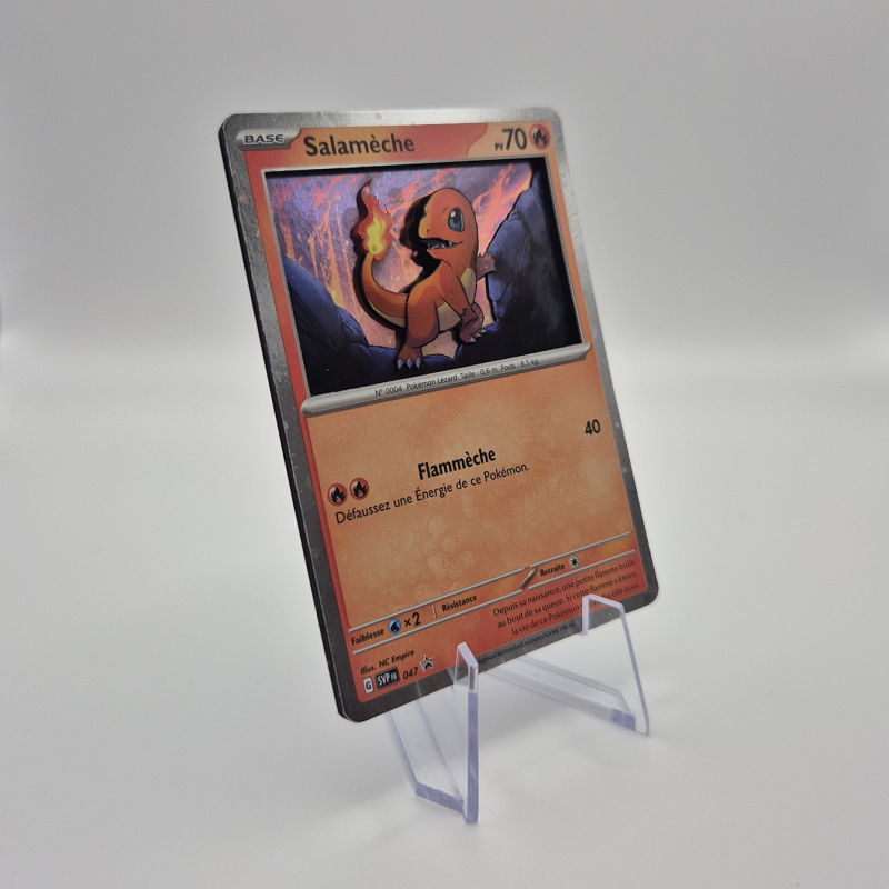 Carte 3D Salamèche promo boîtier