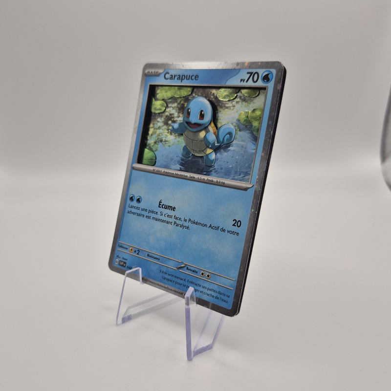 Carte 3D Carapuce promo boîtier