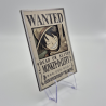 Carte 3D One Piece Luffy Wanted Poster