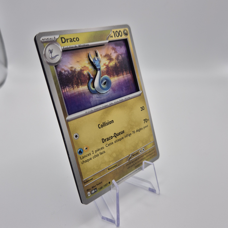 Carte 3D Draco Flammes Obsidiennes